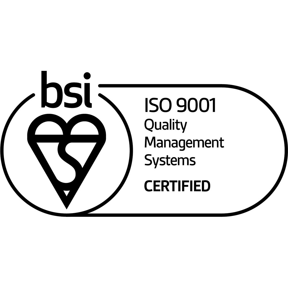 JB Sales Limited - BSI ISO9001 Accredited Square